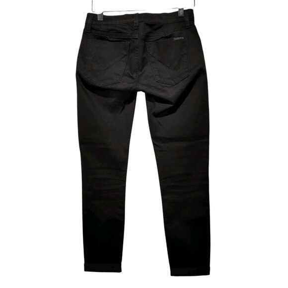 Hudson Harkin Black Crop Super Skinny Cuff Size 25 x (23" Inseam) - Picture 1 of 10